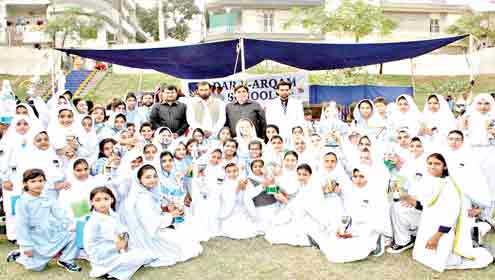 انٹر سکول و کالج گیمز:نیٹ بال سکول گرلز میں ایل جی ایس کی فتح