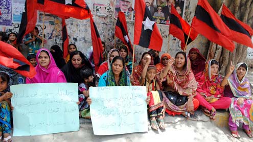 سندھیانی تحریک کا خواتین سے زیادتی کے خلاف احتجاج
