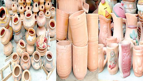گوجرانوالہ میں مٹی کے برتنوں کی فروخت میں اضافہ 