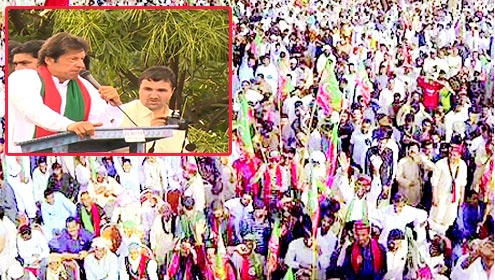 الطاف حسین کے جانے کا وقت آگیا ،جلد کراچی میں جلسہ کرونگا : عمران خان 