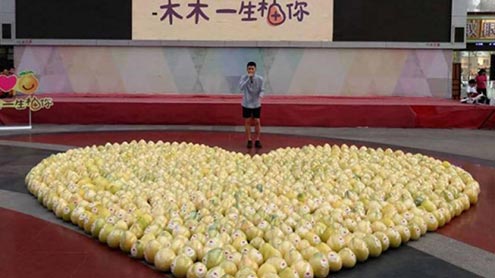 نوجوان کا لڑکی کو پرپوز کرنے کا انوکھا طریقہ