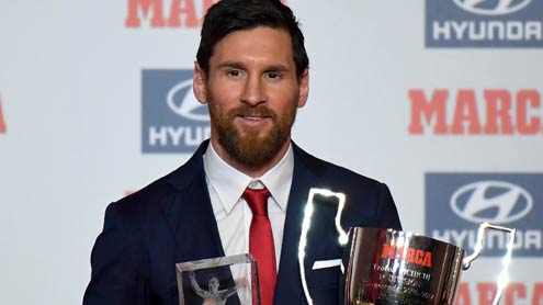  لالیگا کے دو بڑے ایوارڈمیسی کے شوکیس کی زینت بن گئے 