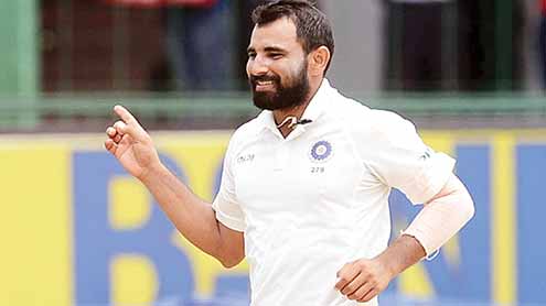 بھارتی پیسر محمد شامی کا ٹیسٹ کرکٹ میں نئے ریکارڈ پر قبضہ 