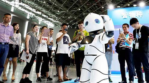  چین کے انٹرنیشنل روبوٹ شو میں منفرد ٹیکنالوجی متعارف