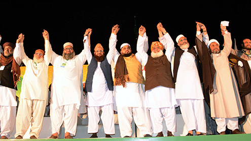 بلٹ نہیں بیلٹ سے نظام مصطفیٰ نافذ کریں گے : متحدہ مجلس عمل