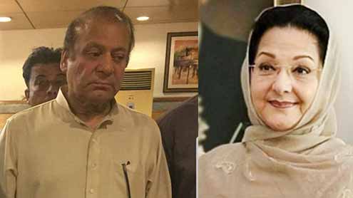 کلثوم نواز انتقال کرگئیں،نوازشریف ،مریم اور صفدر پیرول پر رہا،خصوصی طیارے پر لاہور پہنچ گئے 