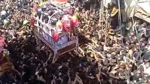 اندرون سندھ مختلف شہروں سے 9محرم الحرام کے ماتمی جلوس برآمد