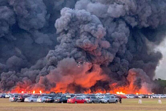  فلوریڈامیں آتشزدگی 3500 گاڑیاں خاکستر