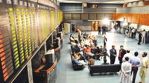  اسٹاک ایکسچینج شدید مندی,420 پوائنٹس کی کمی,43ہزار کی نفسیاتی حد بھی گر گئی