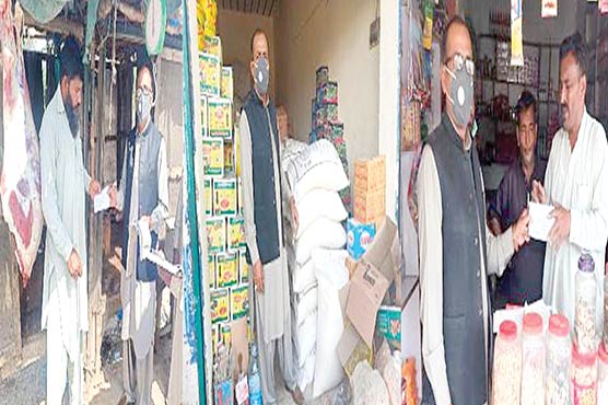 چینی گھی گوشت مہنگا فروخت کرنے پر تاجروں کو بھاری جرمانے 