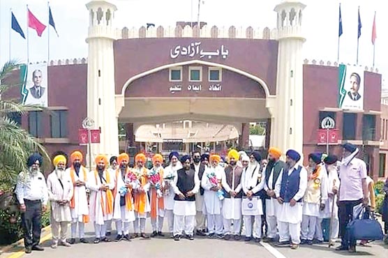 بیساکھی میلہ: بھارت سے 1 ہزار سکھ یاتری پہنچ گئے