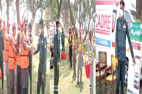 زندگی بچانے کیلئے ریسکیو کیڈٹ کور ایپ اہمیت کی حامل ہے ، یاسر رضا 