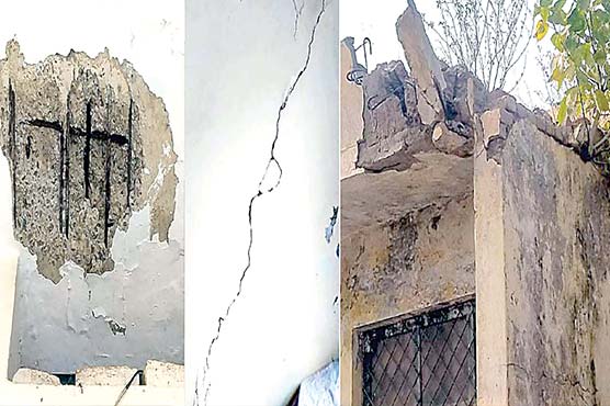 شاہ پور میں تحصیل کچہری کی عمارت ٹوٹ پھوٹ کا شکار 