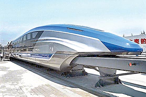 چین: 600کلو میٹر رفتار کی حامل ماگلیف ٹرین کا افتتاح 