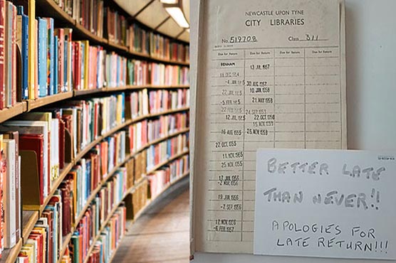 لائبریری سے لی گئی کتاب 63 سال بعد واپس کردی گئی