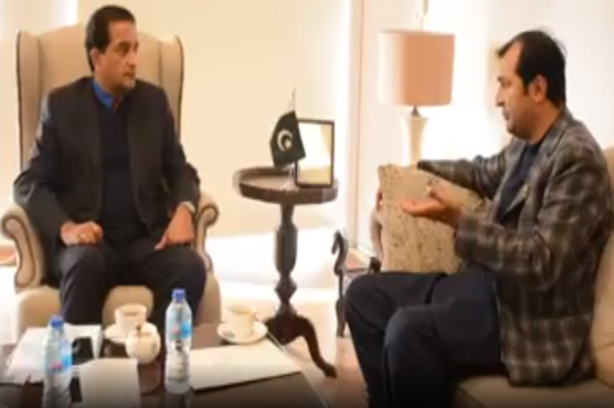 ملک امین اسلم کی وزیر اعلیٰ گلگت بلتستان سے ملاقات  