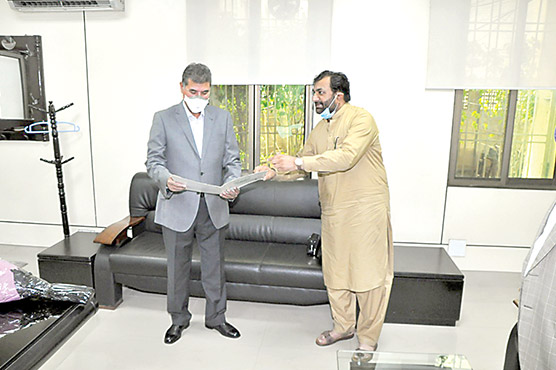ولی الرحمان خان کی کموڈور  (ر) محمد صدیق سے ملاقات 