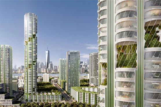 کاربن ڈائی آکسائیڈ جذب کرنیوالی عمارتوں کا ڈیزائن پیش 