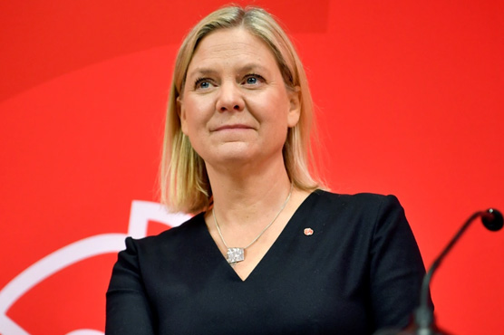 سویڈن،مستعفی خاتون  وزیر اعظم کے دوبارہ منصب  سنبھالنے کی راہ ہموار،پیر کو ووٹنگ