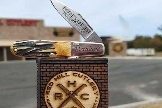 امریکی کمپنی نے دنیا کا سب سے بڑا دستی چاقو کا ماڈل بنا لیا
