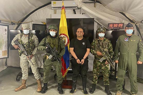 کولمبیا ، ڈرگ مافیا کا انتہائی  مطلوب سربراہ گرفتار 
