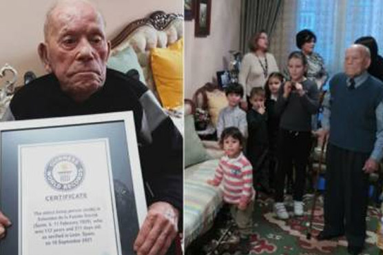 دنیا کے معمر ترین شخص کا 112 سال کی عمر میں انتقال 
