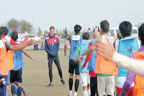 فیصل آبا د میں گلوبل ساکر وینچرز کے تحت فٹبال ٹرائلز 