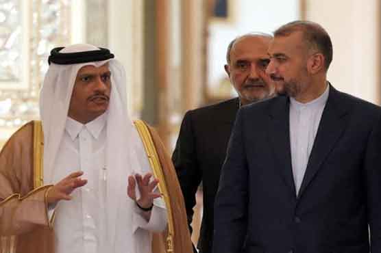 جوہری معاملے پر ڈیڈلاک  کے خاتمے کیلئے قطری وزیر  خارجہ تہران پہنچ گئے