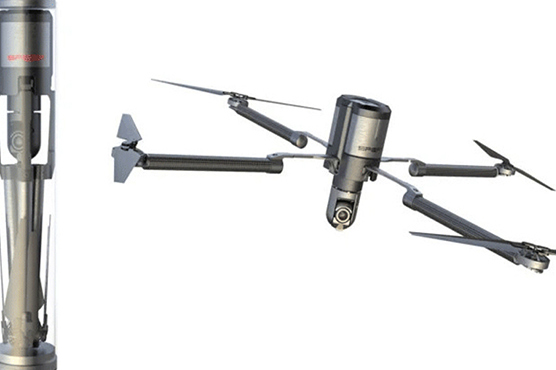 آبدوز سے پرواز کرنے والا دنیا کا پہلا کواڈ کاپٹر ڈرون تیار