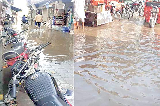 سمبڑیال:بارش نے نکاسی آب کے انتظامات کا پول کھول دیا