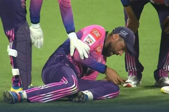 ٹی 10لیگ، محمد عامر کی  بالنگ فنگر پر چوٹ لگ گئی