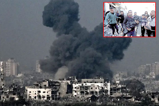 غزہ :اسرائیلی  بمباری جاری صحافی کے 9 قریبی  عزیز  شہید،لبنان  پر  بھی  حملے