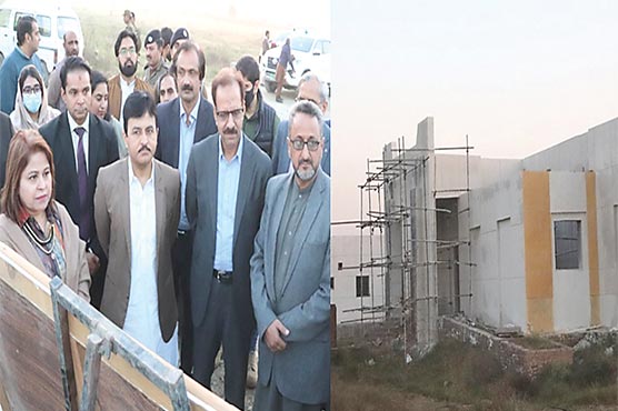 خالد سلیم کا و یمن یونیورسٹی سیالکوٹ کے زیرتعمیر کیمپس کا دورہ