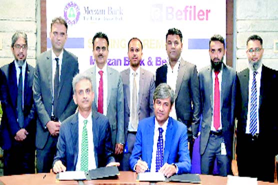  فری لانسرز کیلئے ٹیکس کی سہولت: میزان بینک کا بی فائلرسے معاہدہ