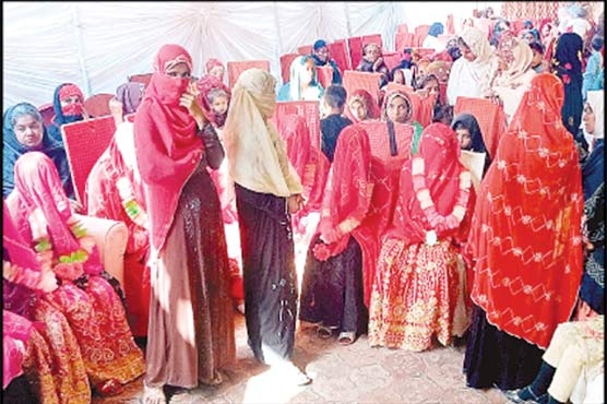 شہدادکوٹ میں 15سیلاب متاثرہ جوڑوں کی اجتماعی شادی