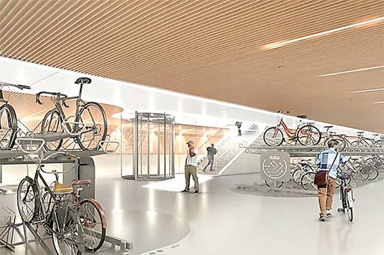 ہالینڈ،زیرِ آب سائیکلوں کی سب سے بڑی پارکنگ کا منصوبہ