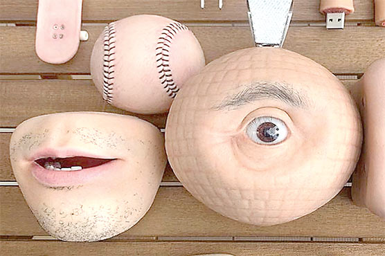 انسانی چہرے کے حصوں پر مشتمل جاپانی بٹوے اور پرس