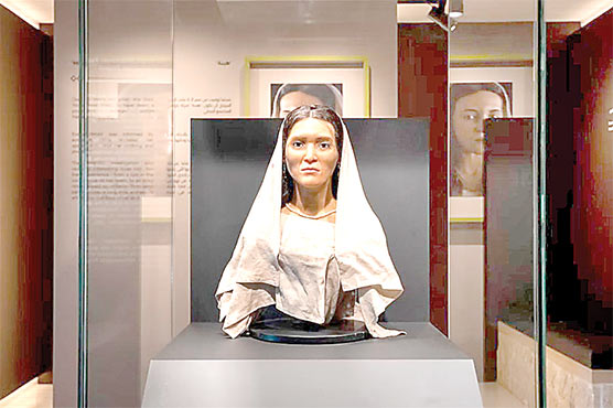 سعودیہ عرب، دو ہزار سال قدیم خاتون کے چہرے کی نمائش