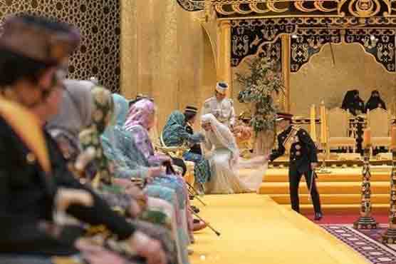 برونائی کے سلطان کی بیٹی کی شادی  تقریبات ایک ہفتے جاری رہیں