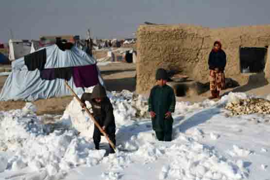 افغانستان میں شدید سردی  سے ہلاکتیں 154ہوگئیں