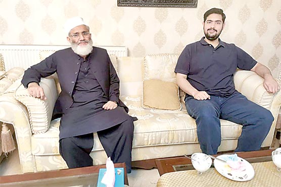  زوہیب خان نیازی کی امیر جماعت  اسلامی سراج الحق سے ملاقات 