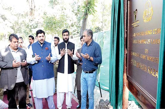 لاہور میں12مقامات پر سموگ ائیر فلٹر آئیونائز ریونٹس لگائیں گے:محسن نقوی