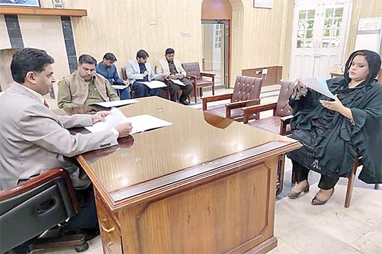 ڈپٹی کمشنر میانوالی کی زیر صدارت ڈسٹرکٹ کوالٹی بورڈ کا اجلاس 