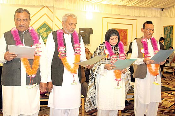 ٹیچرز ایسوسی ایشن الیکشن مکمل ، عہدیداروں کی حلف برداری