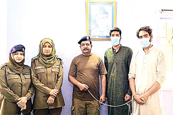  طالبہ کو نازیبا تصاویرسے بلیک میل کرنے پر دو ملزم گرفتار 