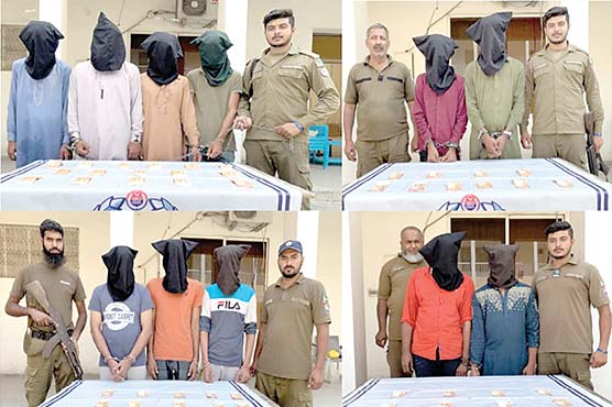 سی آئی اے پولیس نے 4موٹر  سائیکل چور گروہوں کو گرفتار کرلیا