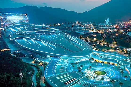 عجائب دنیا:-چین،خلائی جہاز کی شکل کا سب سے بڑا آبی سائنس پارک