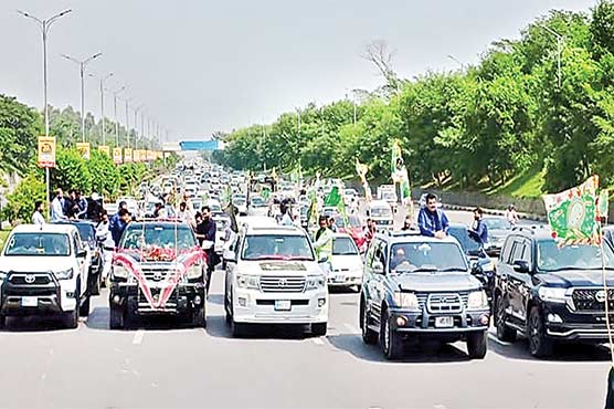 جماعت اہلسنت کے زیر اہتمام 12ویں سالانہ میلاد مصطفی ریلی 