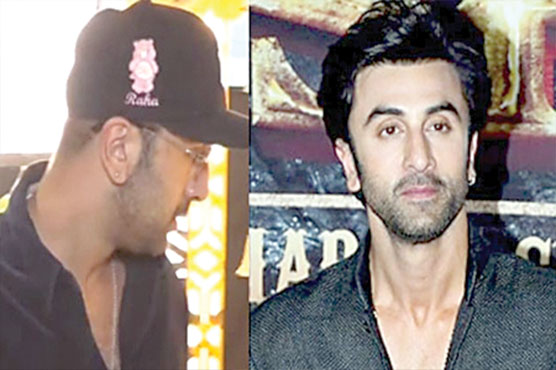  رنبیر کپور نے بیٹی  کے نام کی کیپ بنوالی 