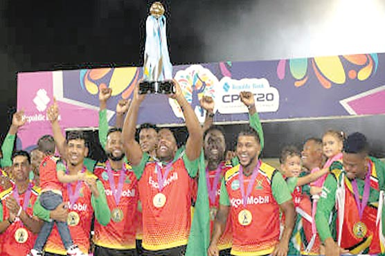  گیانا ایمیزون پہلی بارکیربین پریمیئر لیگ کی چیمپئن 